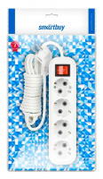 Smartbuy удлинитель с выкл. и заз. арт.SBE-16-4-05-ZS